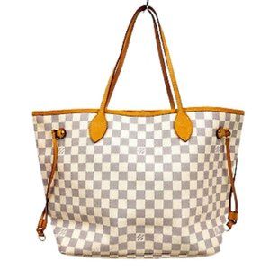 Auth Louis Vuitton Neverfull Mm Damier #44150L55